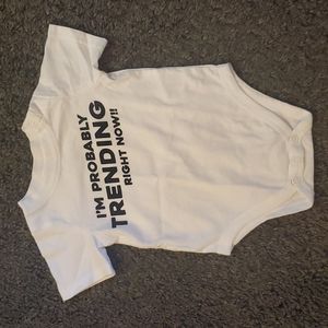 Garanimals Baby Onesie White Size 0-3 Months